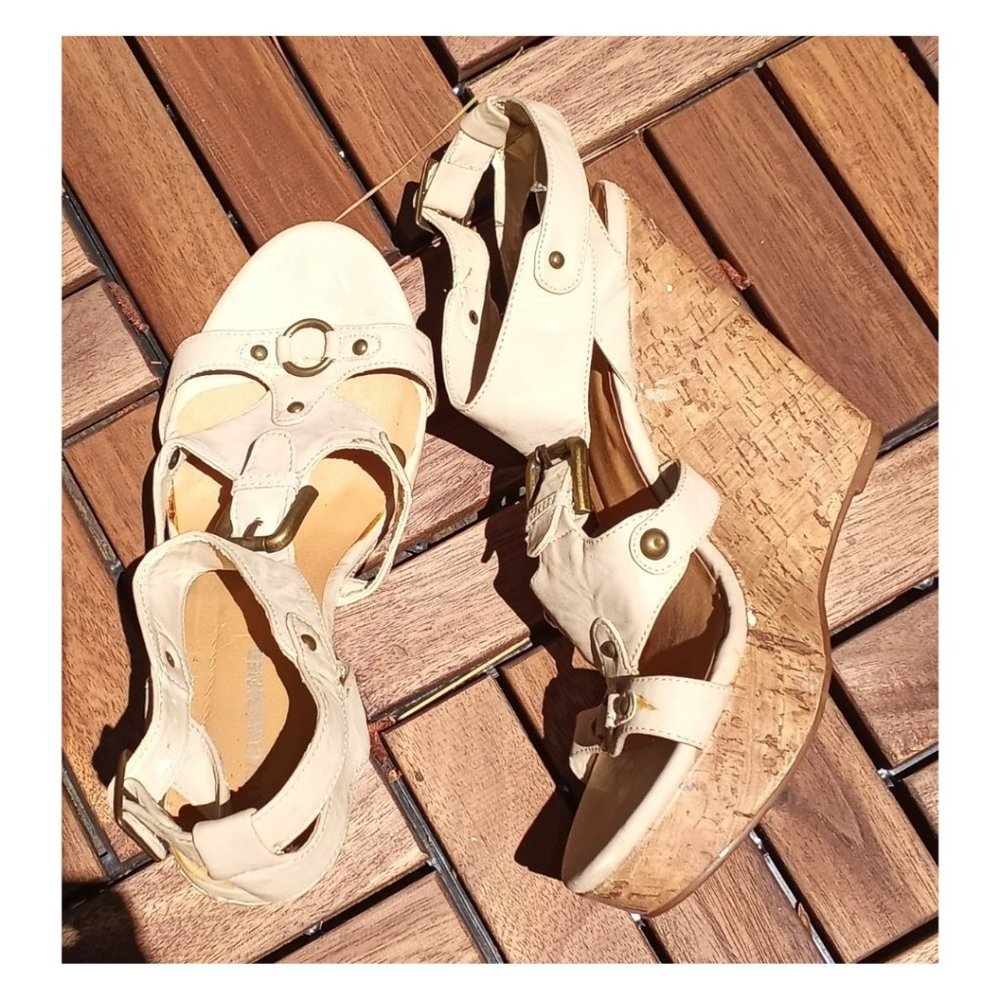 Shoes Wedges Platform Sandals - Size 10